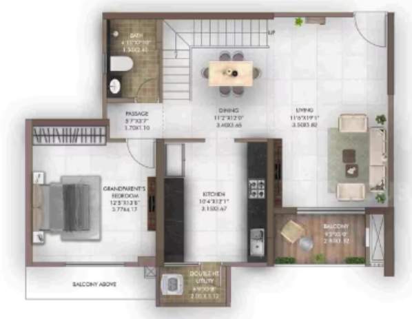  geras island of joy Floor Plan Lower Level Duplex Plan