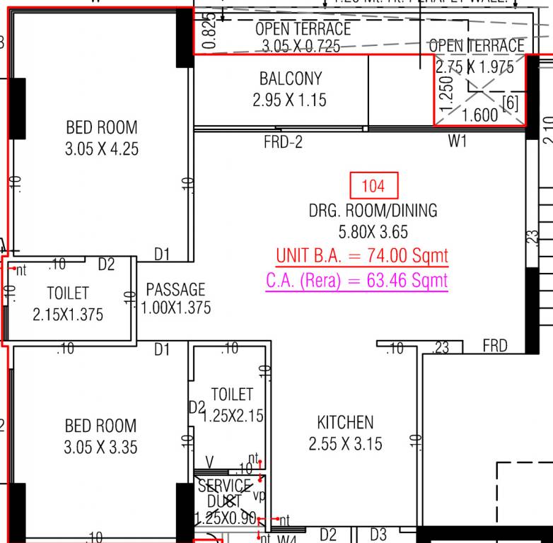 Floor Plan the marigold parmeshwar Floor Plan Floor Plan