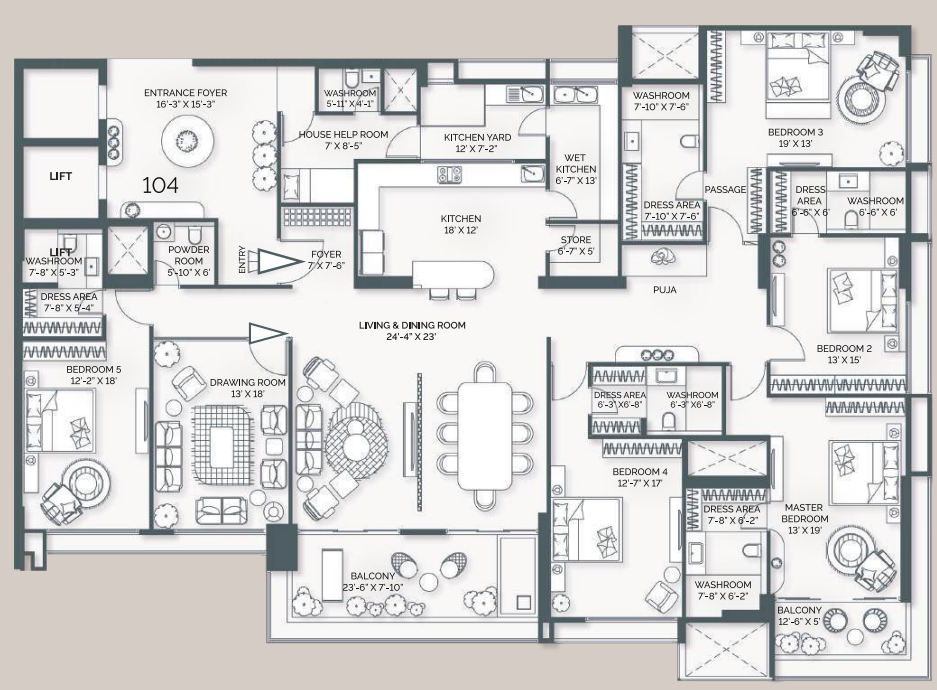 Floor Plan ratnaakar artesia phase i Floor Plan Floor Plan