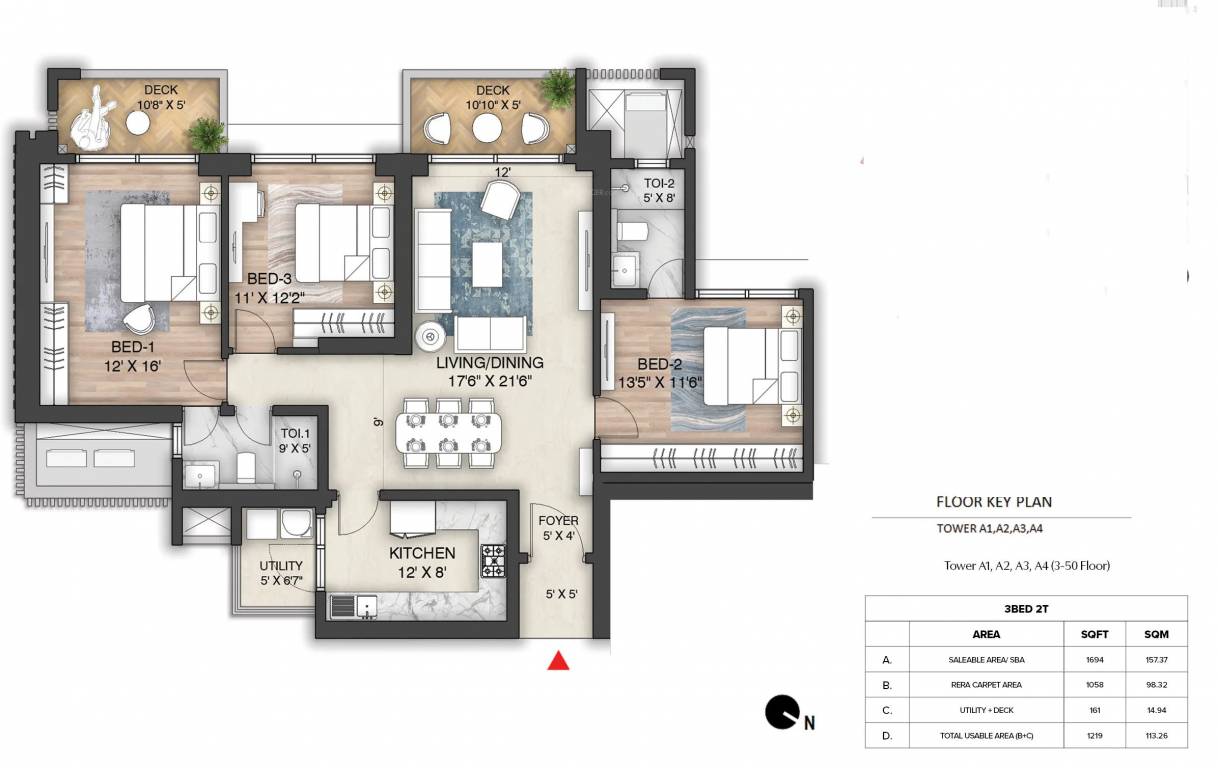 Floor Plan mulberry at the prestige city Floor Plan Floor Plan
