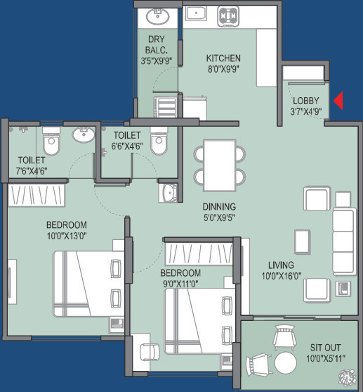 Floor Plan nivasa elevia phase ii Floor Plan Floor Plan