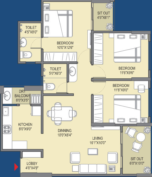 Floor Plan nivasa elevia phase ii Floor Plan Floor Plan