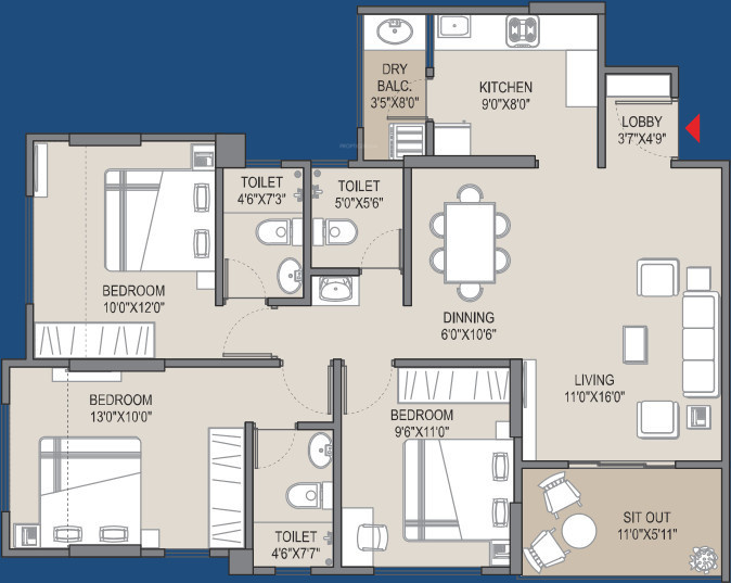 Floor Plan nivasa elevia phase ii Floor Plan Floor Plan