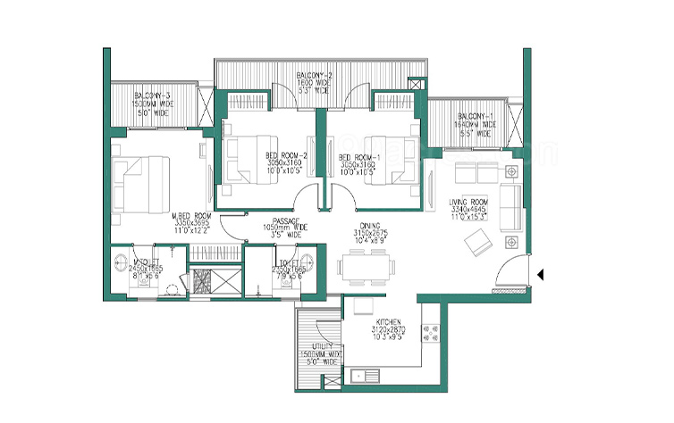 Floor Plan godrej woods Floor Plan Floor Plan