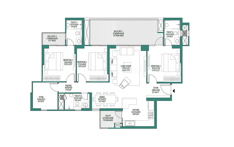 Floor Plan godrej woods Floor Plan Floor Plan