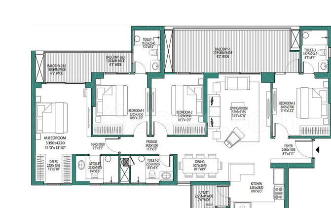 Floor Plan godrej woods Floor Plan Floor Plan