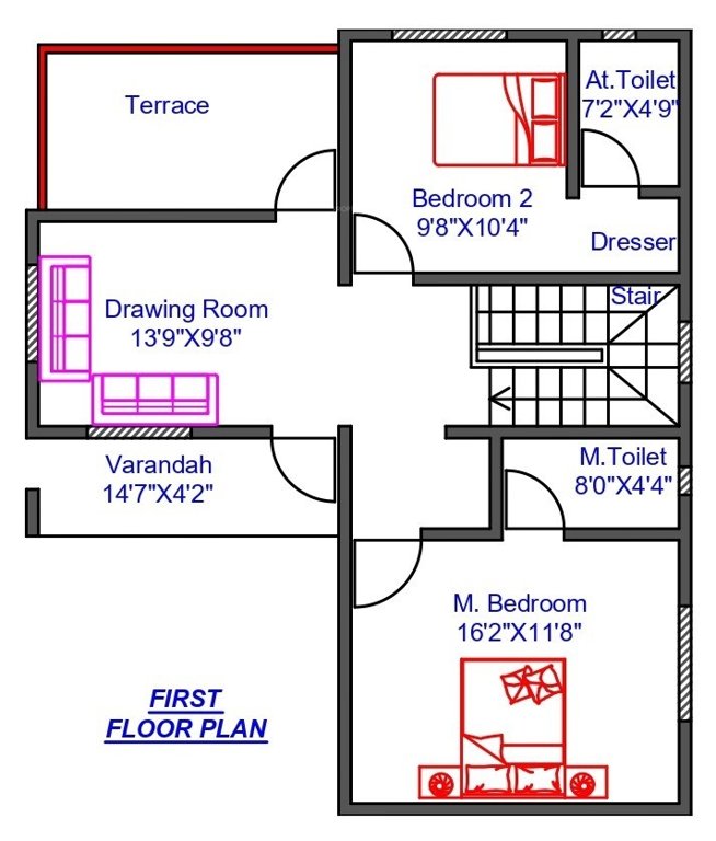  seasaga living Floor Plan First Floor Plan
