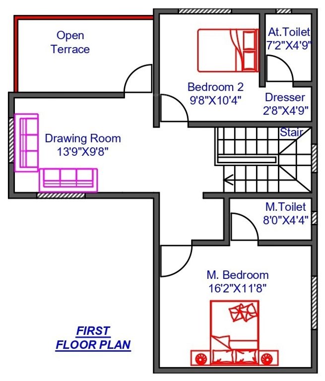  seasaga living Floor Plan First Floor Plan
