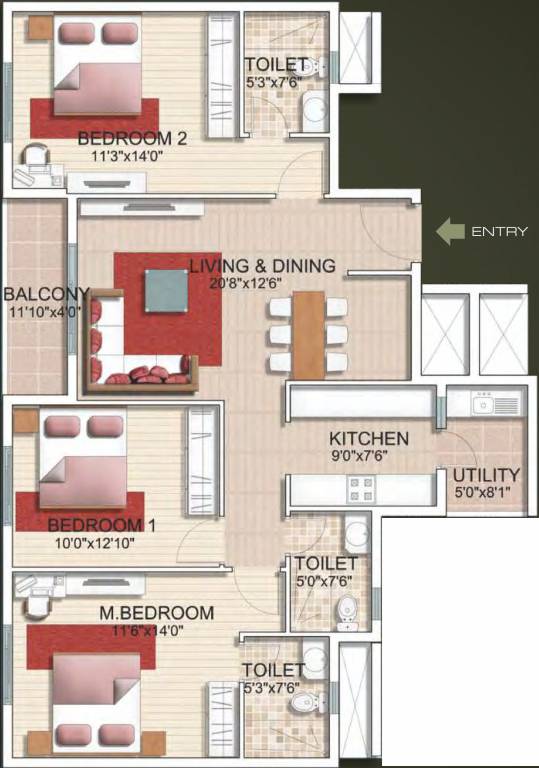 Floor Plan sjr parkway homes Floor Plan Floor Plan