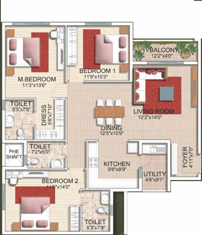Floor Plan sjr parkway homes Floor Plan Floor Plan