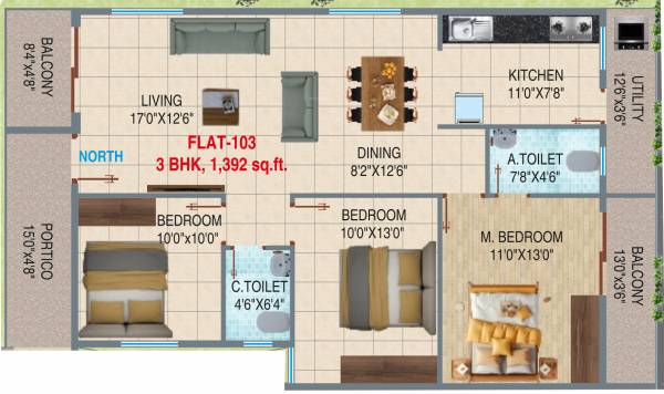  sivam-apartment Floor Plan Floor Plan