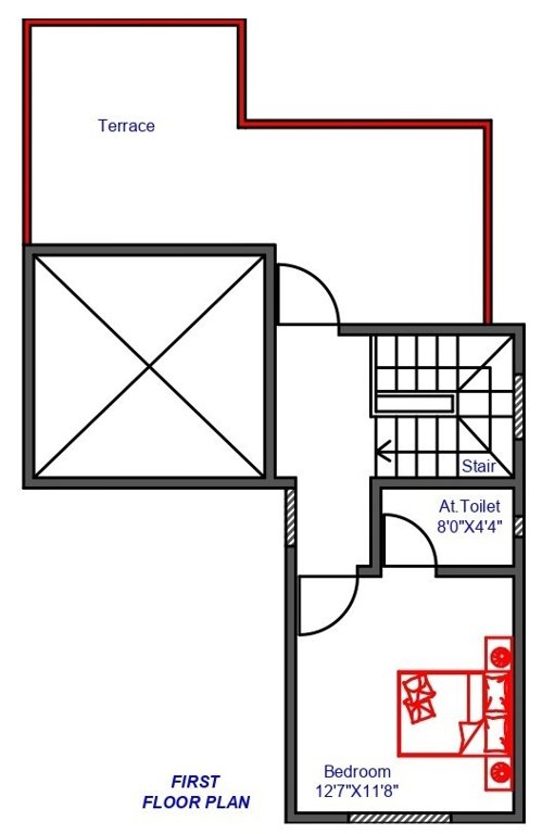  seasaga living Floor Plan First Floor Plan