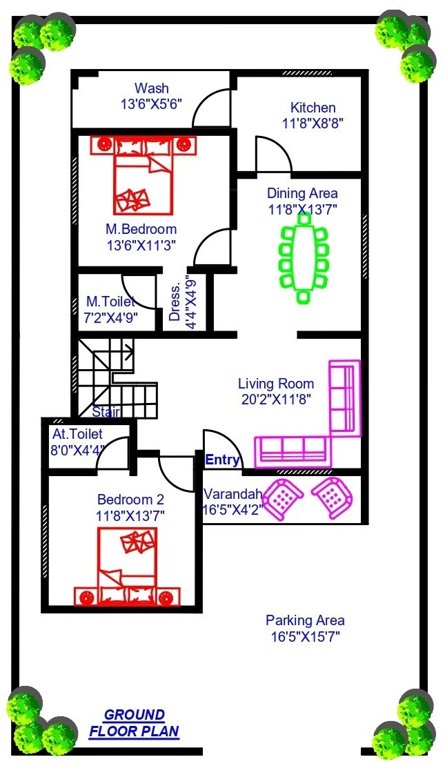  seasaga living Floor Plan Ground Floor Plan