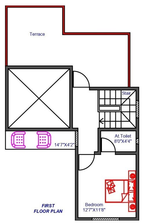  seasaga living Floor Plan First Floor Plan