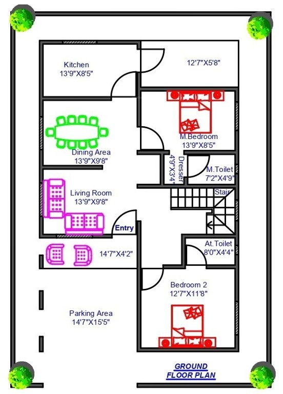  seasaga living Floor Plan Ground Floor Plan