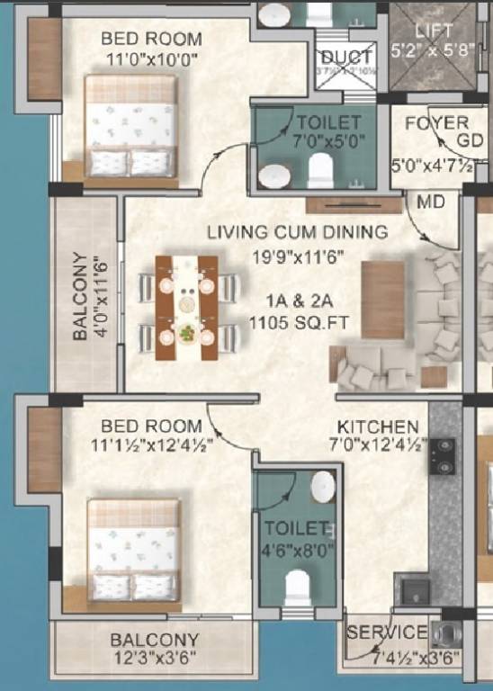 Floor Plan dhanalaxmi enclave Floor Plan Floor Plan