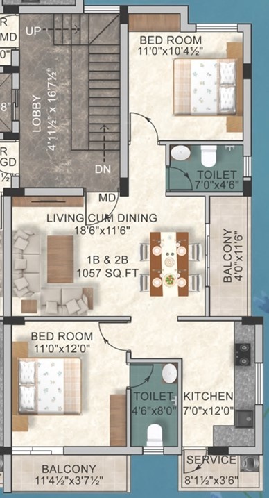 Floor Plan dhanalaxmi enclave Floor Plan Floor Plan