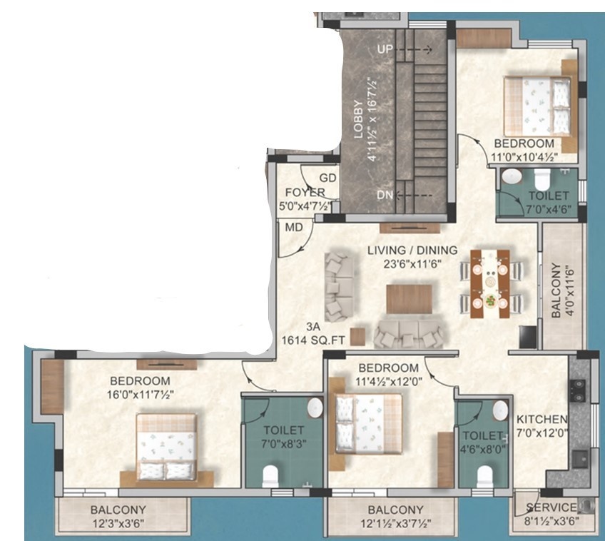 Floor Plan dhanalaxmi enclave Floor Plan Floor Plan