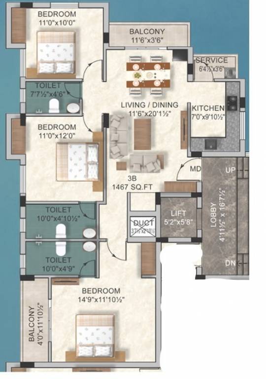 Floor Plan dhanalaxmi enclave Floor Plan Floor Plan