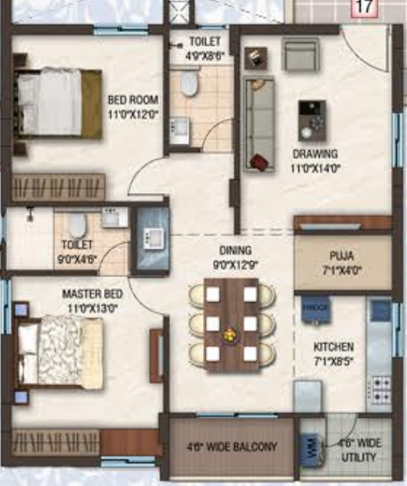 Floor Plan sathya devaki residency Floor Plan Floor Plan