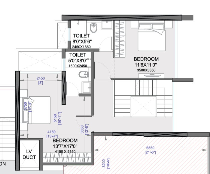 astrana Floor Plan Upper Level Duplex Plan