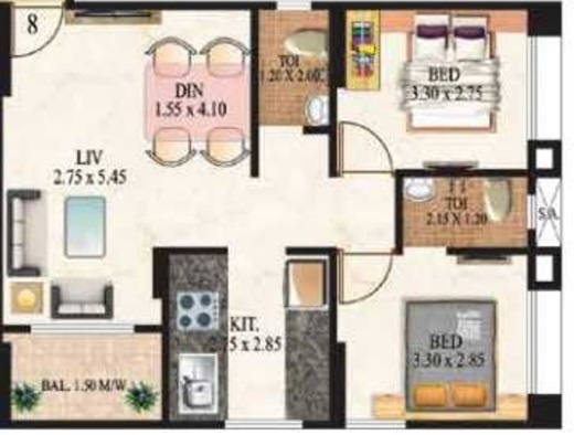  amrut raj regalia phase 2 Floor Plan Floor Plan