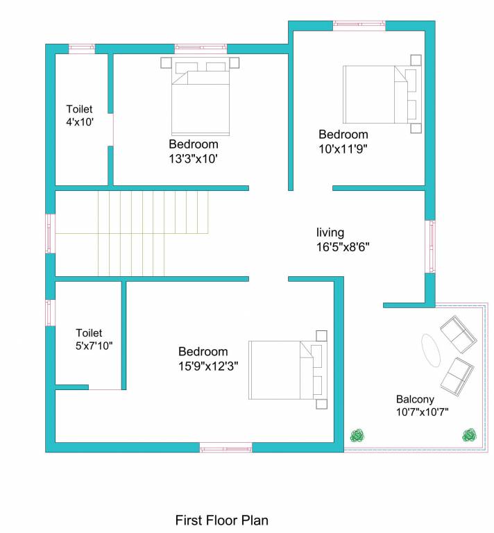 First Floor Plan nakshatra villa Floor Plan First Floor Plan