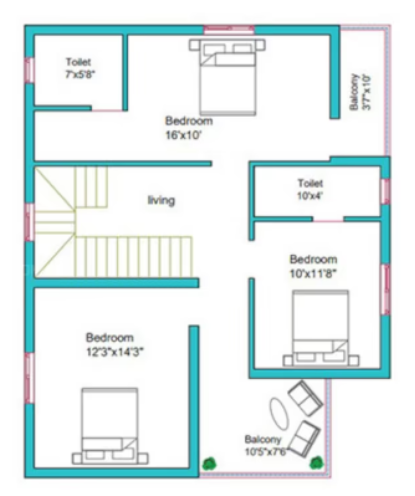 First Floor Plan nakshatra villa Floor Plan First Floor Plan