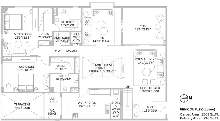 Lower Level Duplex Plan antares Floor Plan Lower Level Duplex Plan