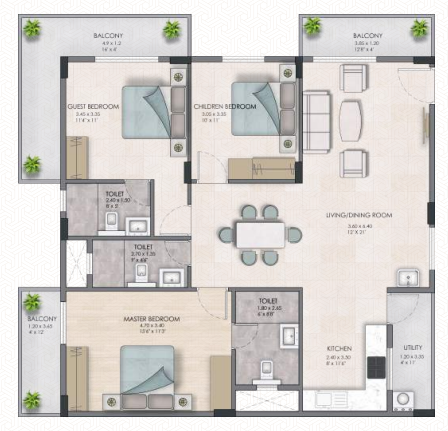  ssc sakura blossom Floor Plan Floor Plan