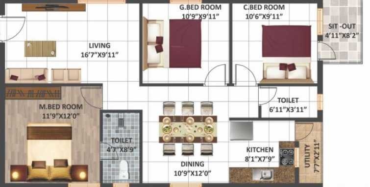 Floor Plan nile valley project block 5 Floor Plan Floor Plan