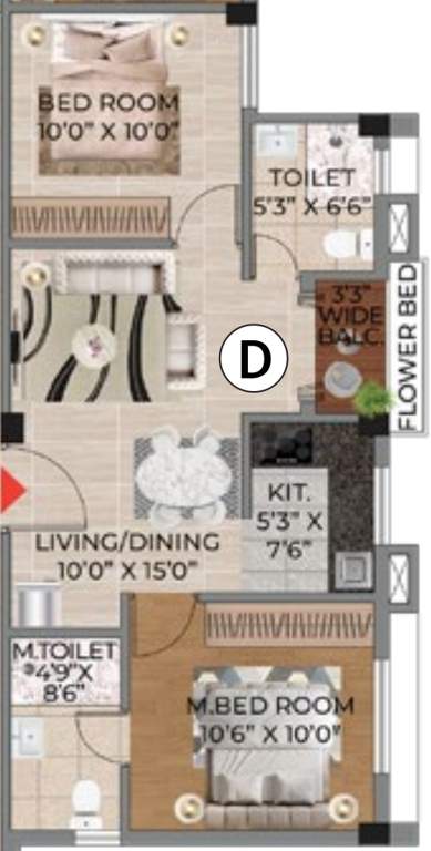  mirage tower Floor Plan Floor Plan
