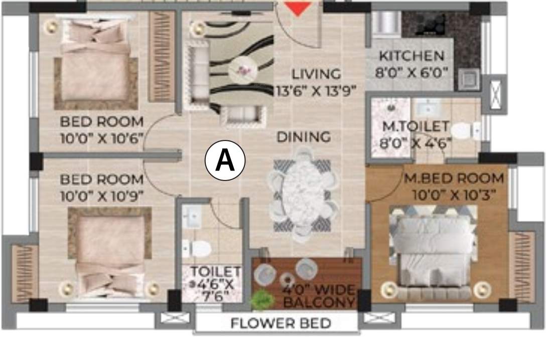  mirage tower Floor Plan Floor Plan