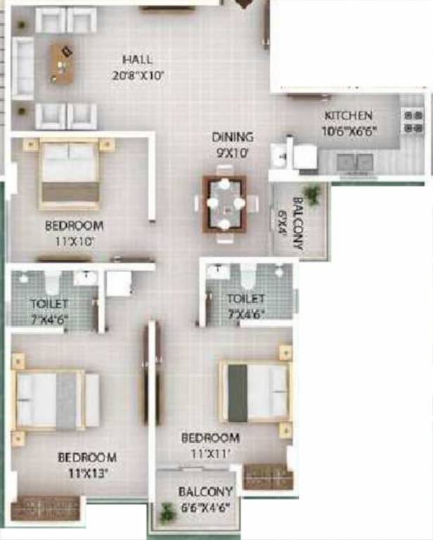  samriddhi heights Floor Plan Floor Plan