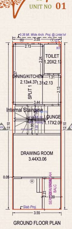 Ground Floor Plan vihaan villa Floor Plan Ground Floor Plan