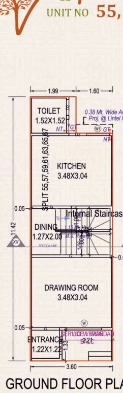  vihaan villa Floor Plan Ground Floor Plan