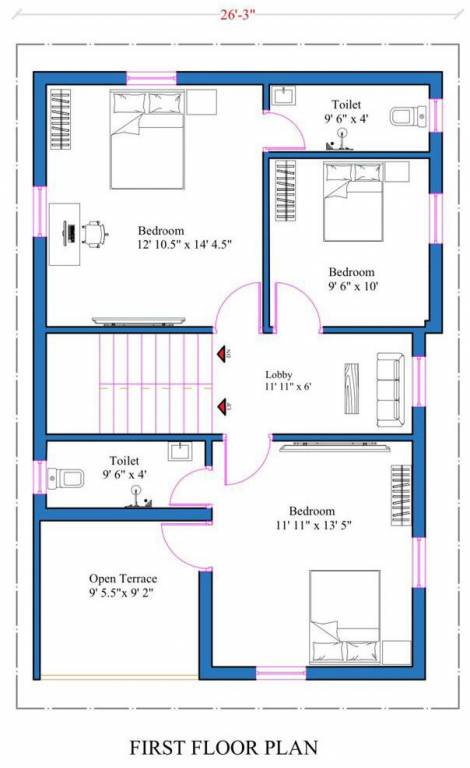 First Floor Plan libra villa Floor Plan First Floor Plan
