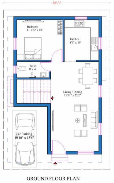  libra-villa Floor Plan Ground Floor Plan