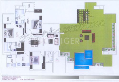 Maya Garden3 EXT (3BHK+3T (3,060 sq ft) 3060 sq ft)