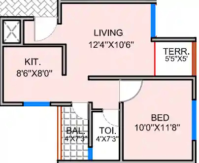 Floor Plan ganesh paradise phase i Floor Plan Floor Plan