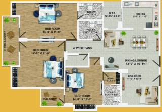  heights Floor Plan Floor Plan