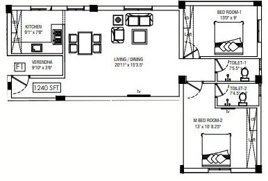  gokulam Floor Plan Floor Plan