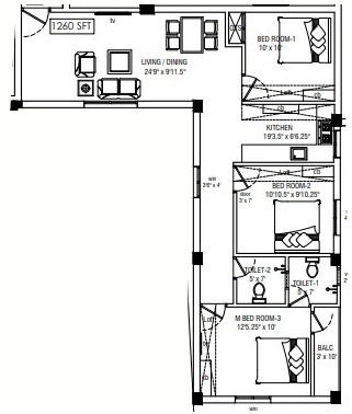 gokulam Floor Plan Floor Plan