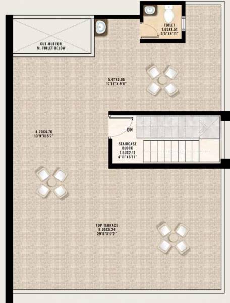 velvet-villas Floor Plan Terrace Floor Plan