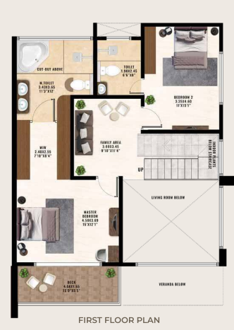 velvet villas Floor Plan First Floor Plan