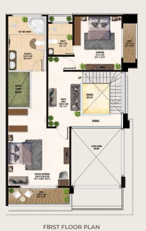 velvet villas Floor Plan First Floor Plan