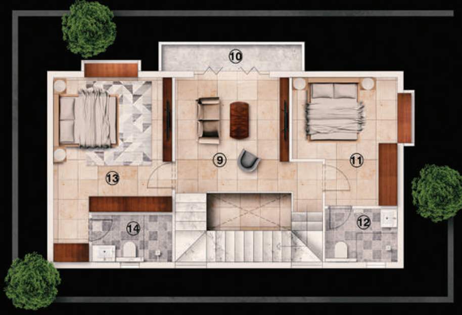  village Floor Plan First Floor Plan