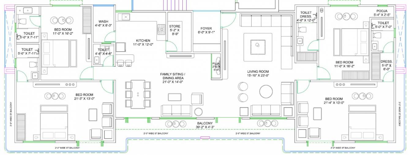 Floor Plan shyama serene Floor Plan Floor Plan