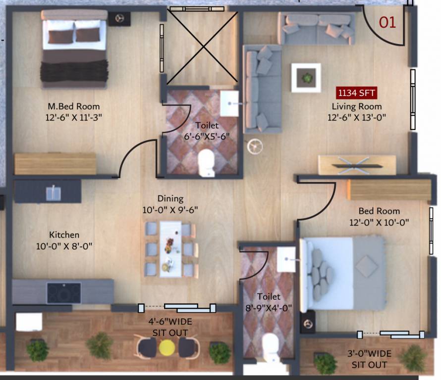  sai nivas Floor Plan Floor Plan