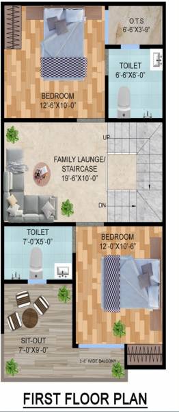  neelkant-villa Floor Plan First Floor Plan